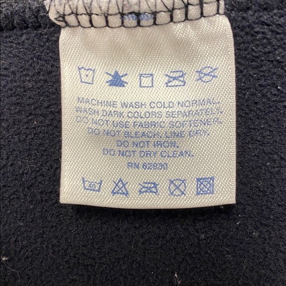 Lands End Jacket Fleece Cabincore Hiking Outdoors Fall Winter Black Size 14-16 - Picture 11 of 13